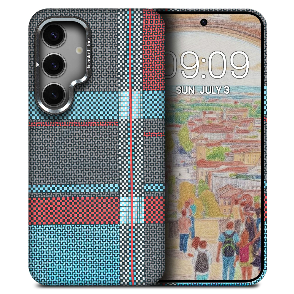 Дизайнерский чехол для SAMSUNG GALAXY S24 (не ULTRA / PLUS / FE!) с камерой-подставкой и MagSafe