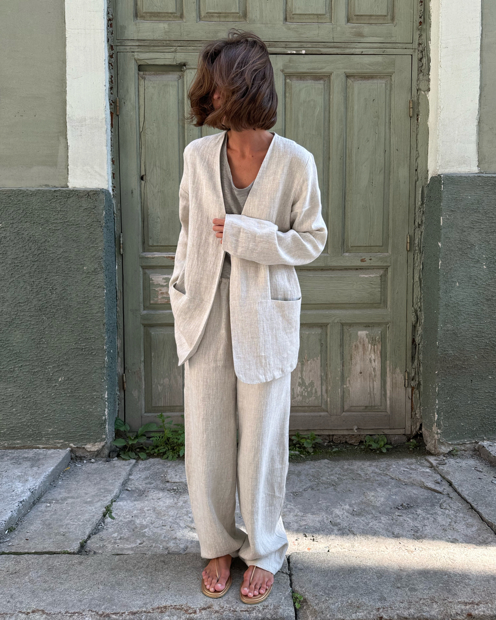 брюки ANUK linen