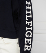 Худи REG MONOTYPE SLV CROP HOODIE Tommy Hilfiger - темно-синий(WW0WW39140)