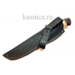 Нож из кованой стали Х12МФ Кабан (рукоять береста и граб) A506