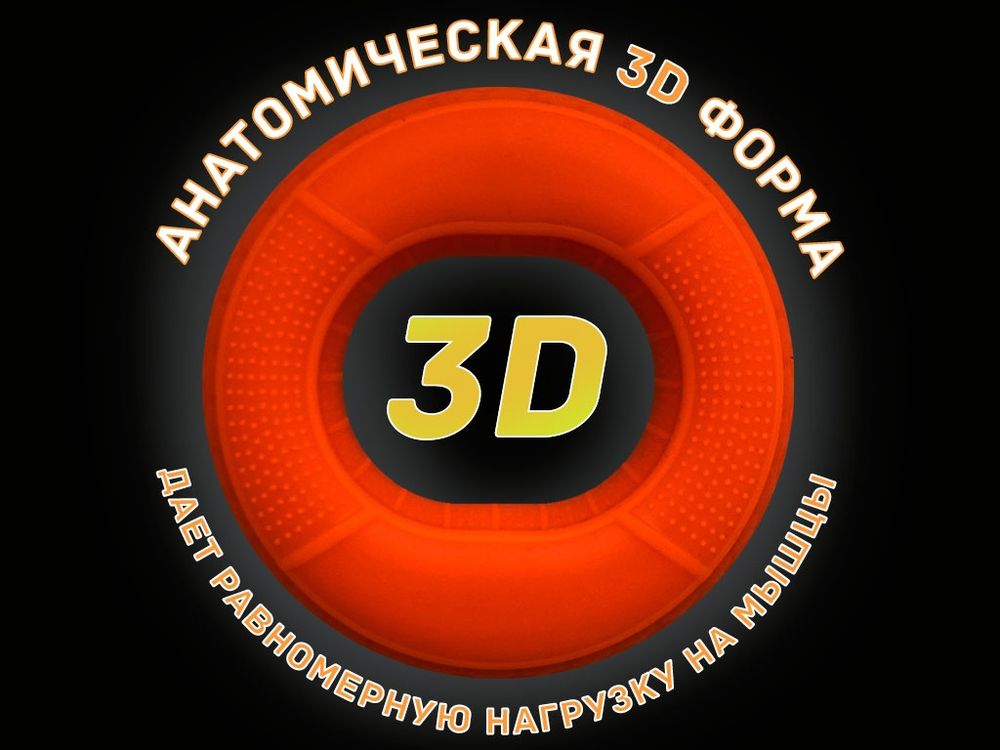 Эспандер кистевой с двойной нагрузкой 50-60 LB