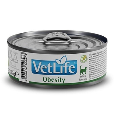Farmina Vet Life Cat Obesity Паштет диета для кошек 85 г