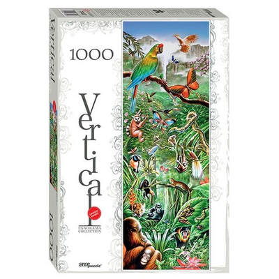 STEP Puzzle Пазл 1000 "Джунгли" 79407 Степ
