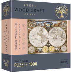 Puzzle "1000" - Ancient World Map / Wooden Puzzles