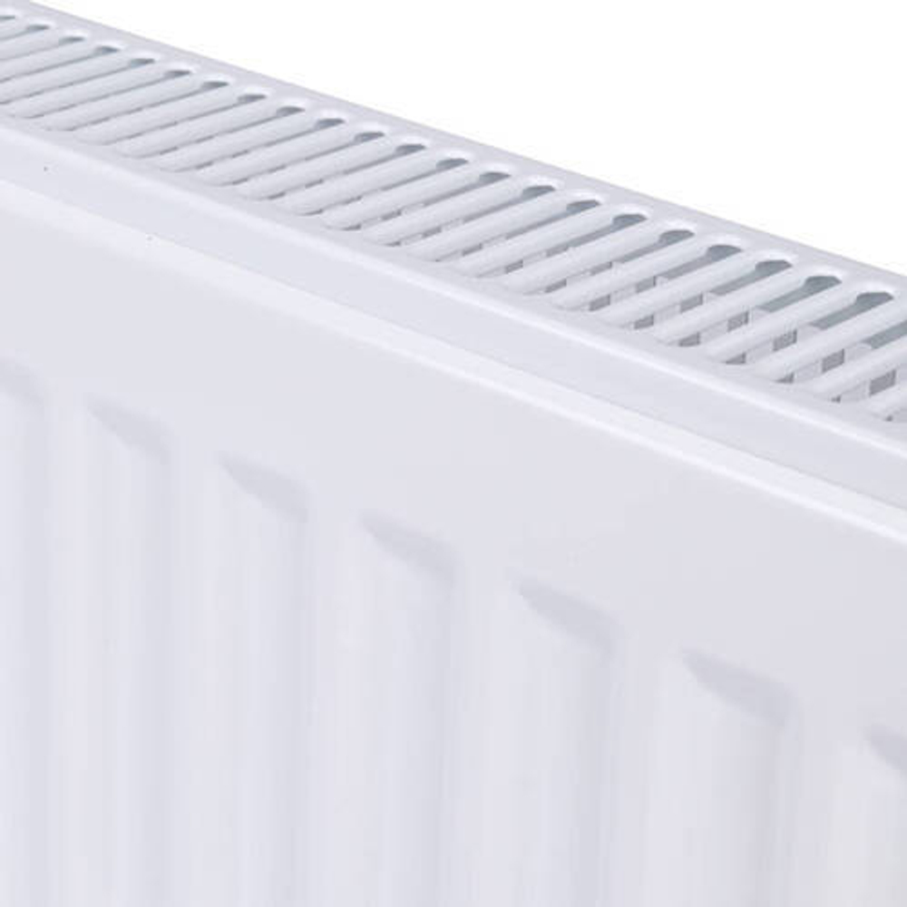 Радиатор панельный профильный ROMMER Compact тип 21 - 300x1000 мм (подкл.боковое, белый)