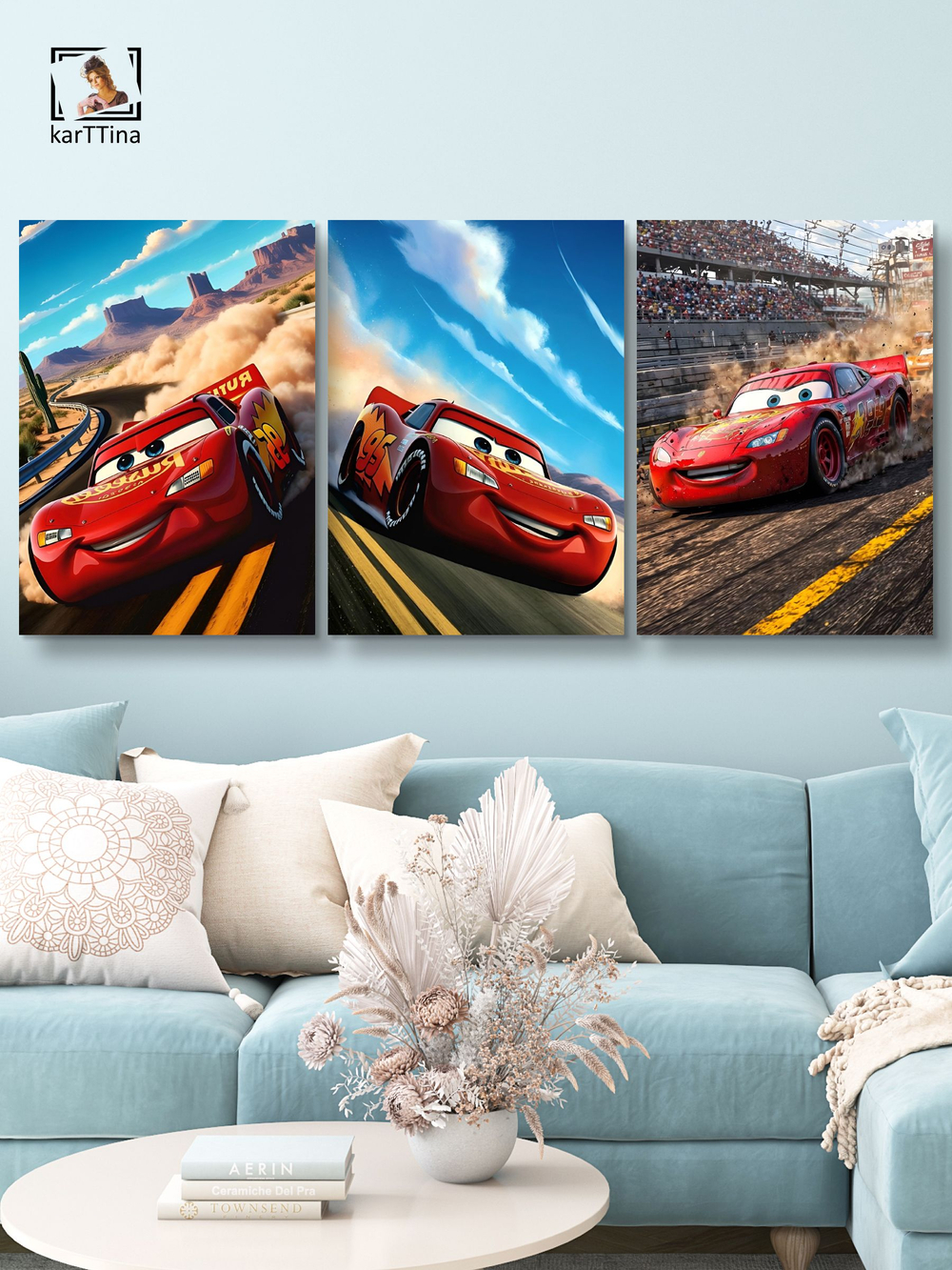 Картина Отпуск Стича модульная 50x70см 3шт.