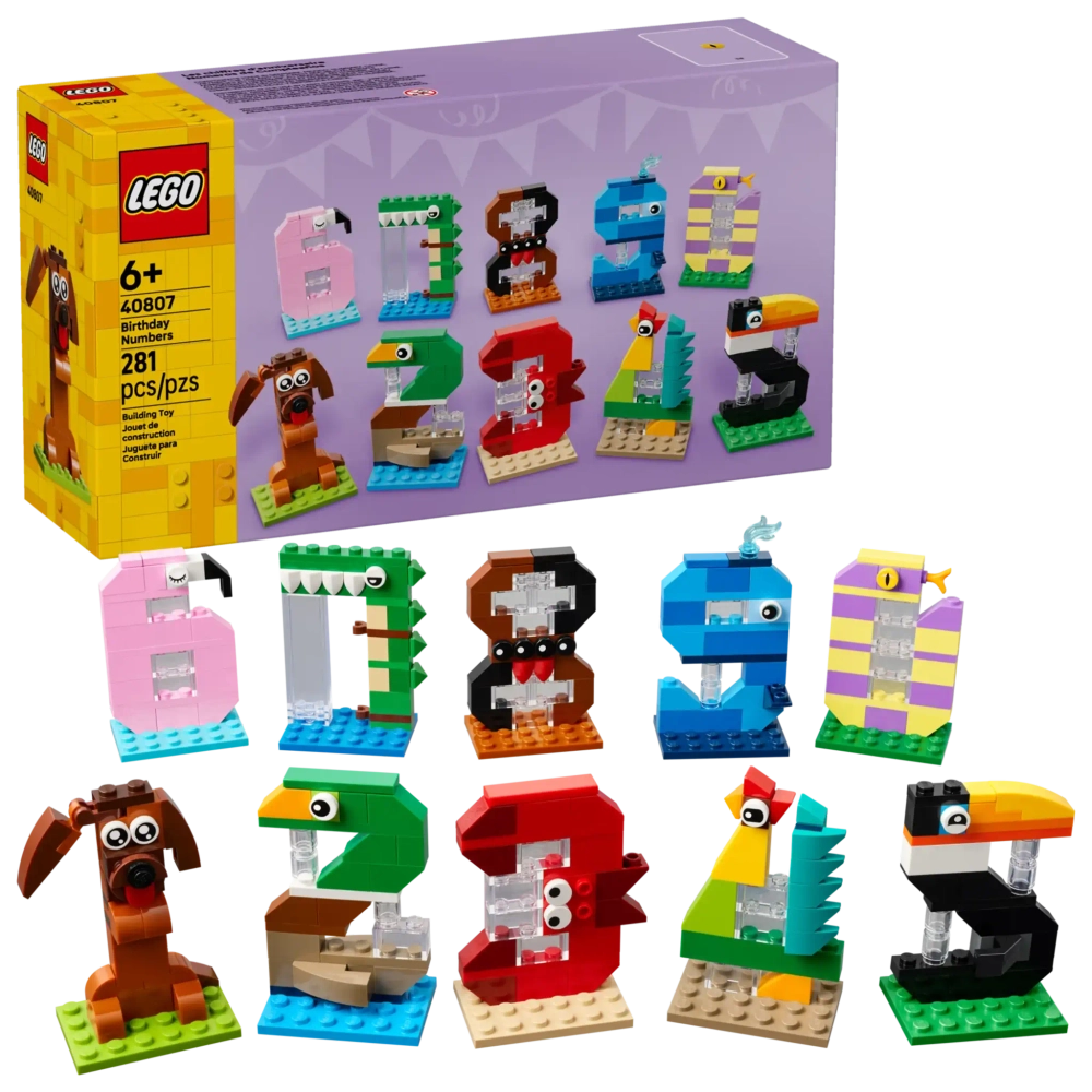 Конструктор LEGO 40807 Числа на день рождения