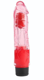 Розовый вибратор 8.1 Inch Realistic Vibe - 20 см. (Цвет: розовый)