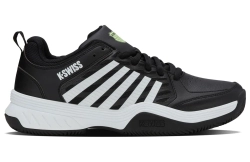 Теннисные кроссовки K-Swiss Court Express 2 Clay - black/white/soft neon green