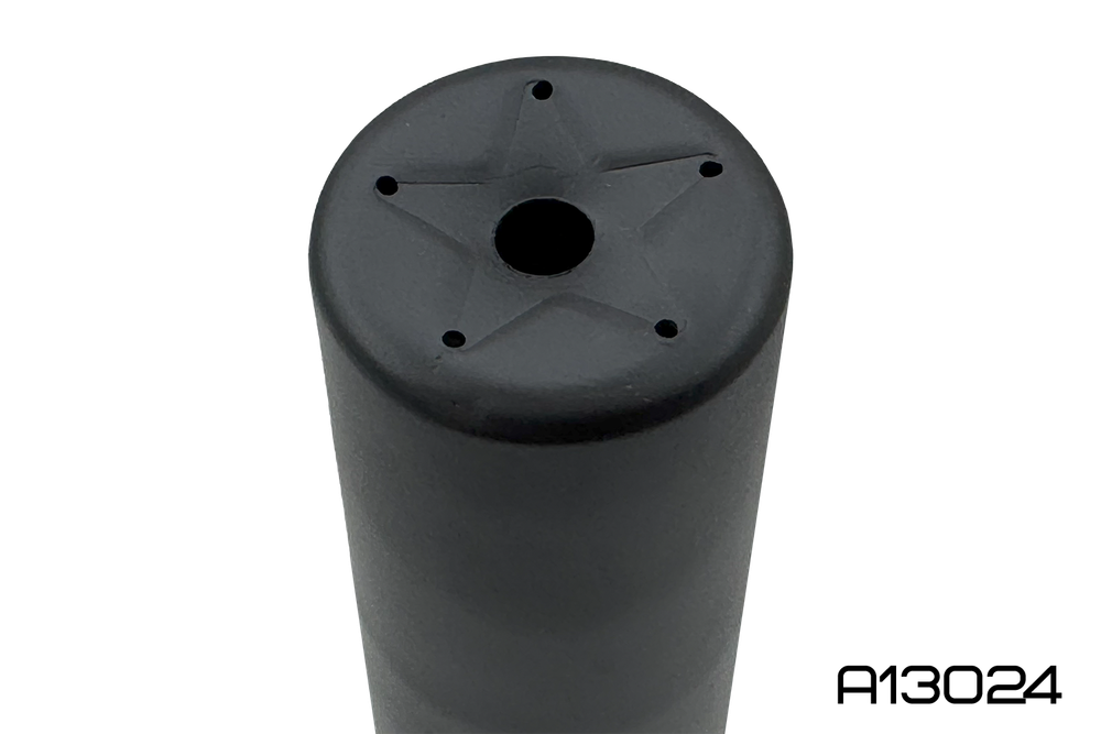 Титановый газоразгруженный ДТКП на AR-15 223 Rem, резьба 1/2"-28 правая, МУАР / MUAR