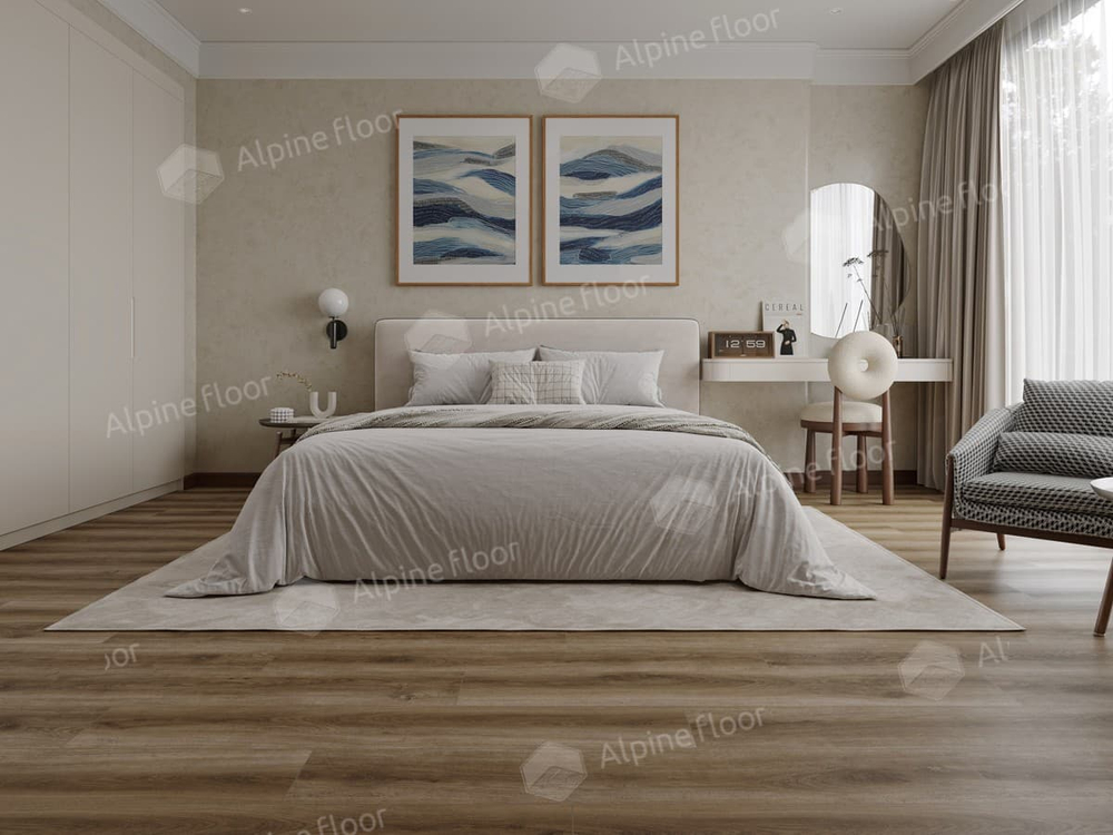 Ламинат Alpine Floor Aura 1218x198 8 мм Дуб Болонья 2.4116 м2