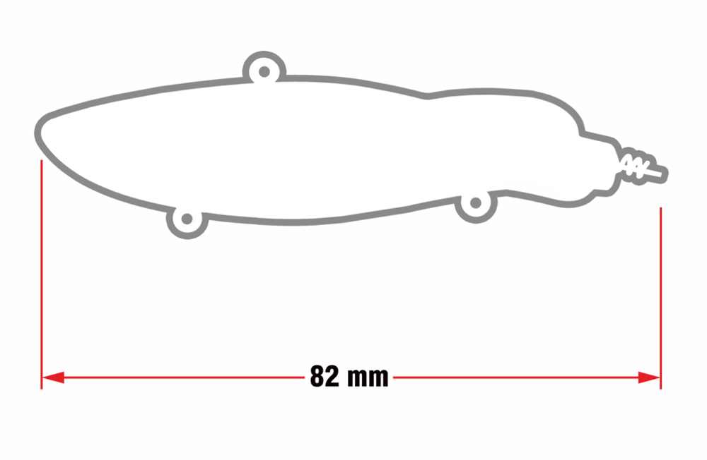 Виб ECOPRO Мышь 82мм 28г 092 Pink Delirium