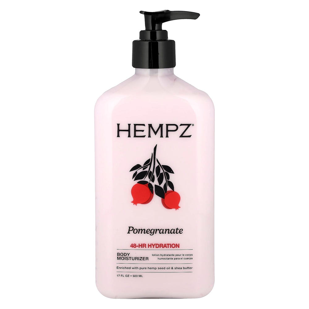 Hempz, увлажняющий лосьон для тела, гранат, 500 мл (17 жидк. унций)