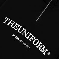 Cвитшот UNIFORM Half-zip Heavy THEUNIFORM, черный