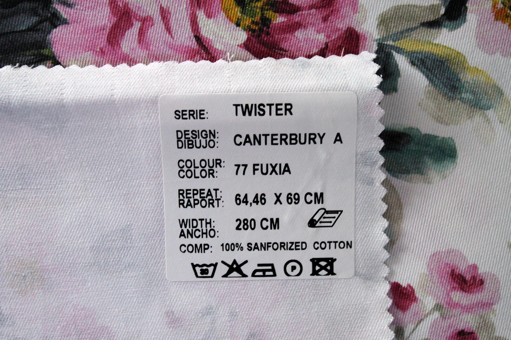 Терможаккард Twister Canterbury (Твистер Кантербери) A 77 fuxia