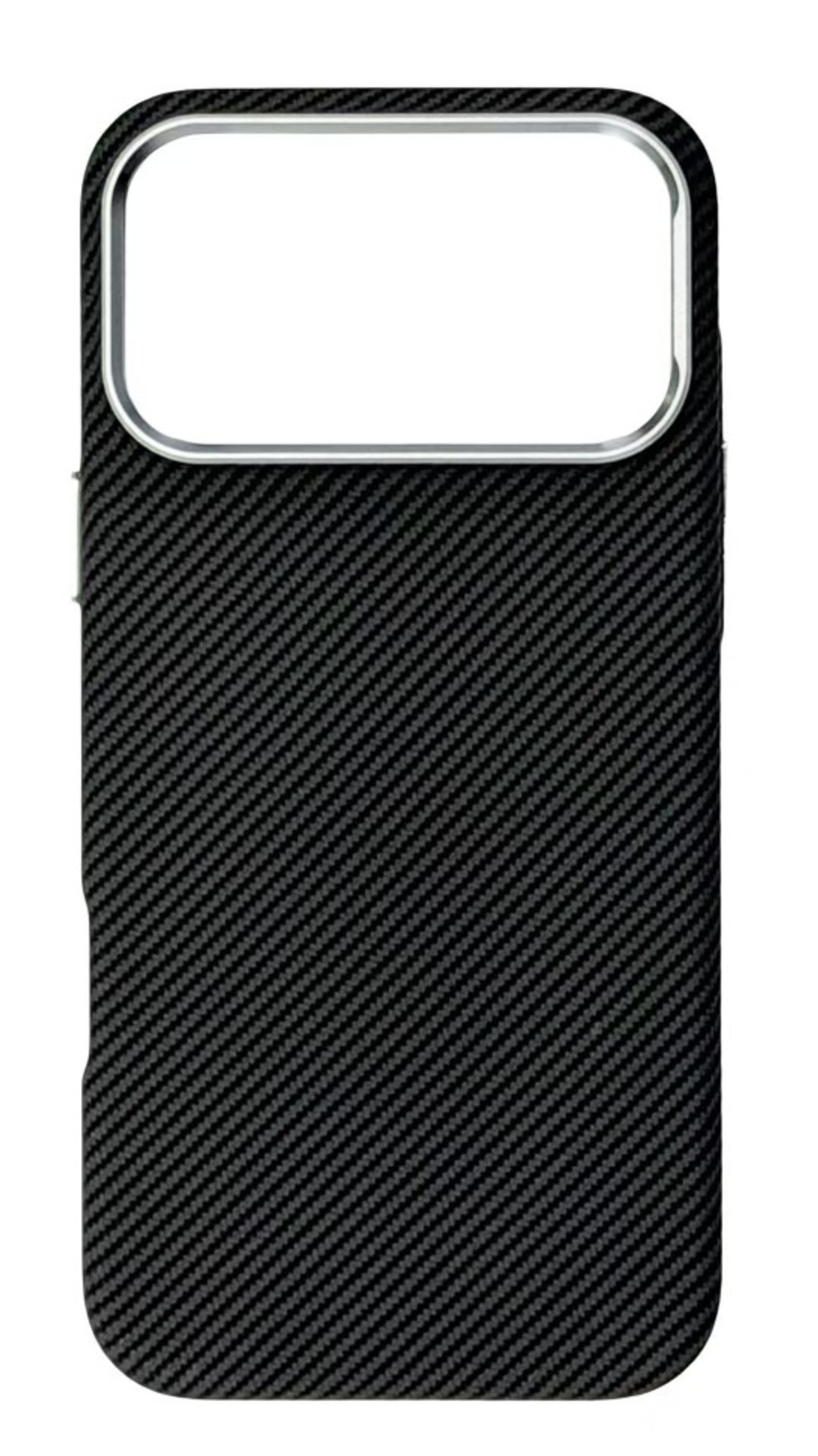 Накладка для i-Phone 17 Pro Max J-Case Carbon Fiber черный