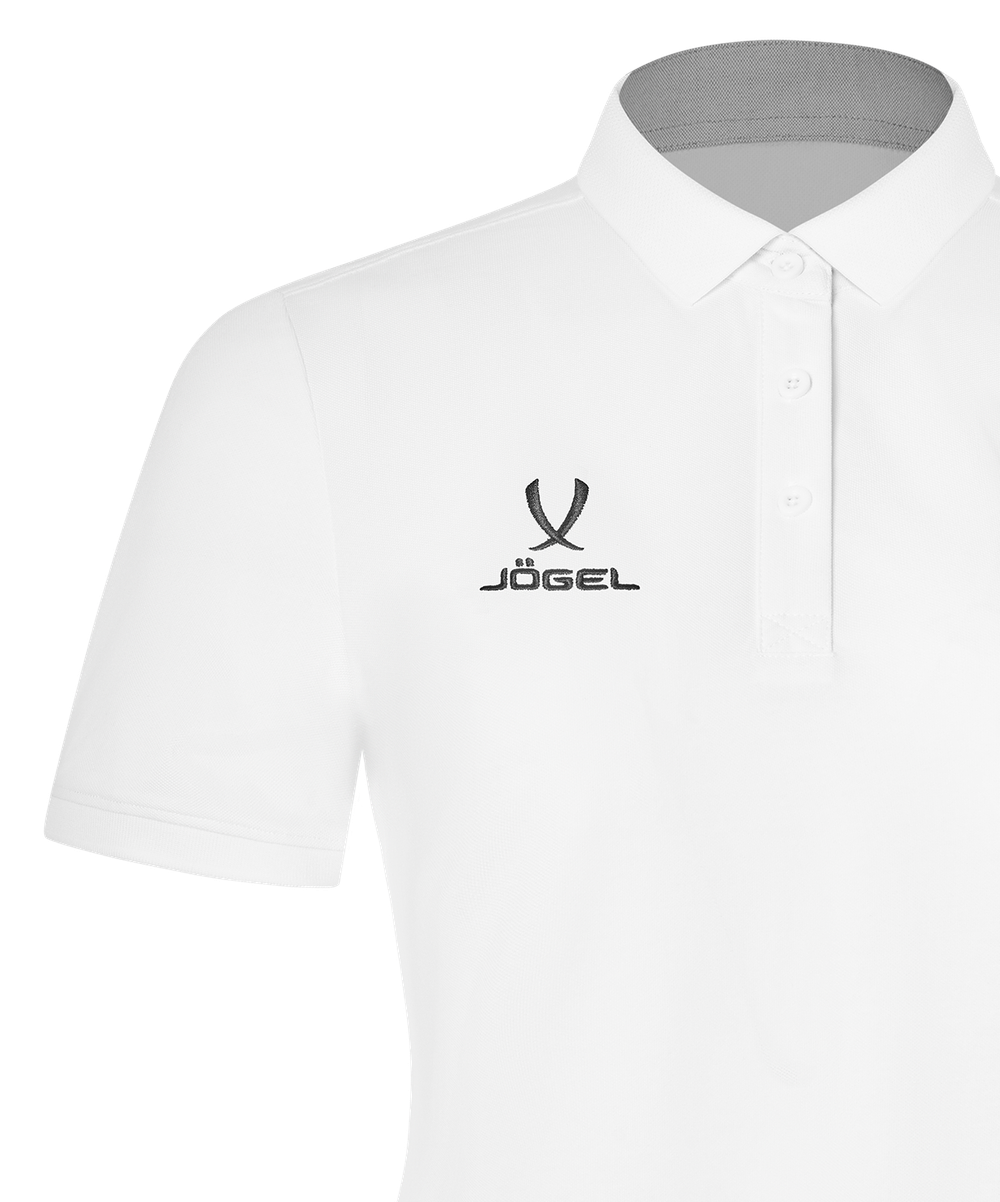 Поло женское JÖGEL PREMIER PerFormDRY CVC Polo W, белый