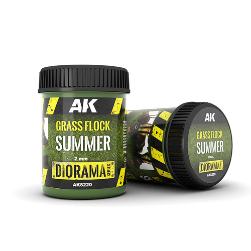 Имитация травы AK Interactive GRASS FLOCK 2MM SUMMER