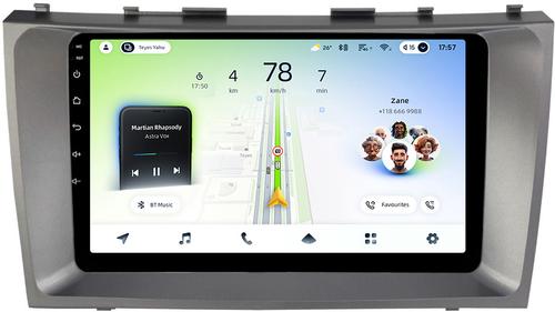 Магнитола для Toyota Camry 40 2006-2011 - Teyes CC4L монитор 9" IPS, Android 14, Быстрая, Snapdragon 662, CarPlay, 4G SIM-слот
