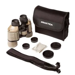 Бинокль Praktica Falcon 8x40 Sand с аксессуарами: сумка, защитные крышки, ремень
