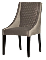 Стул велюровый серо-бежевый (HD2202-624) Garda Decor