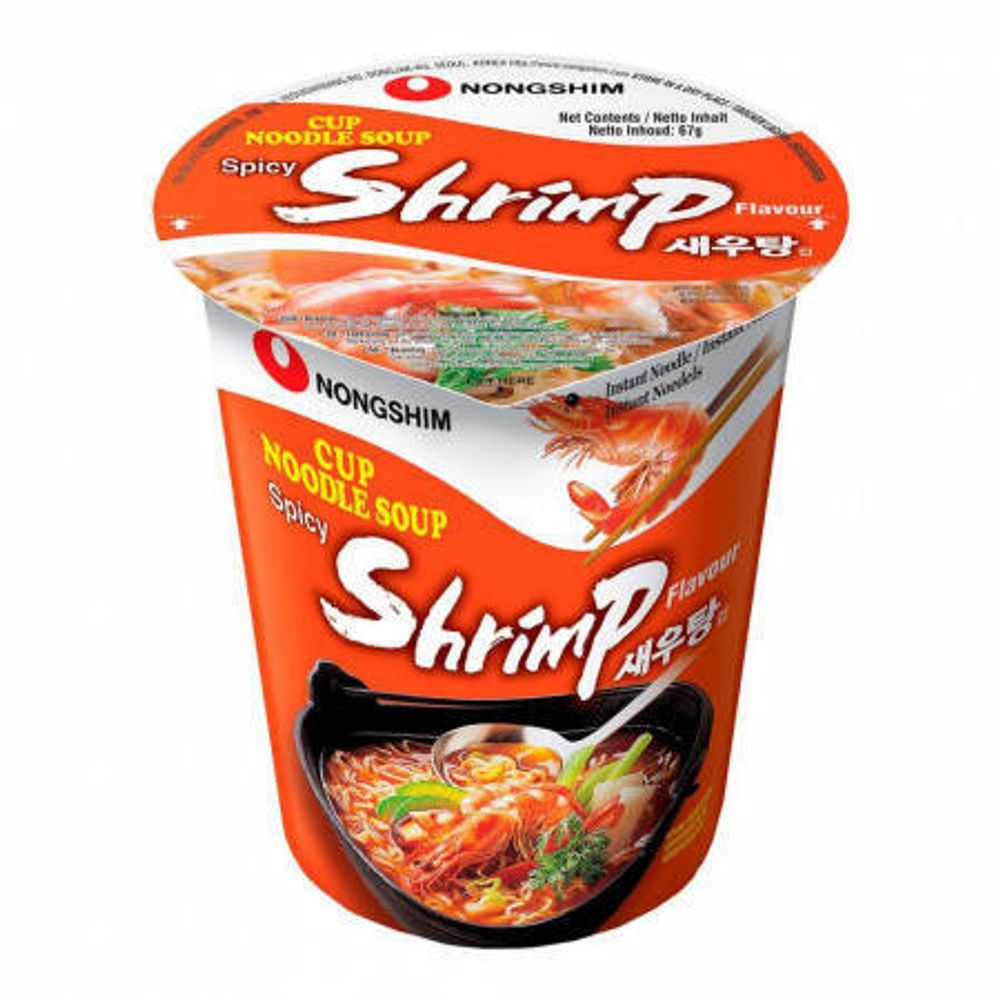 Лапша Nongshim со вкусом креветок 67 г