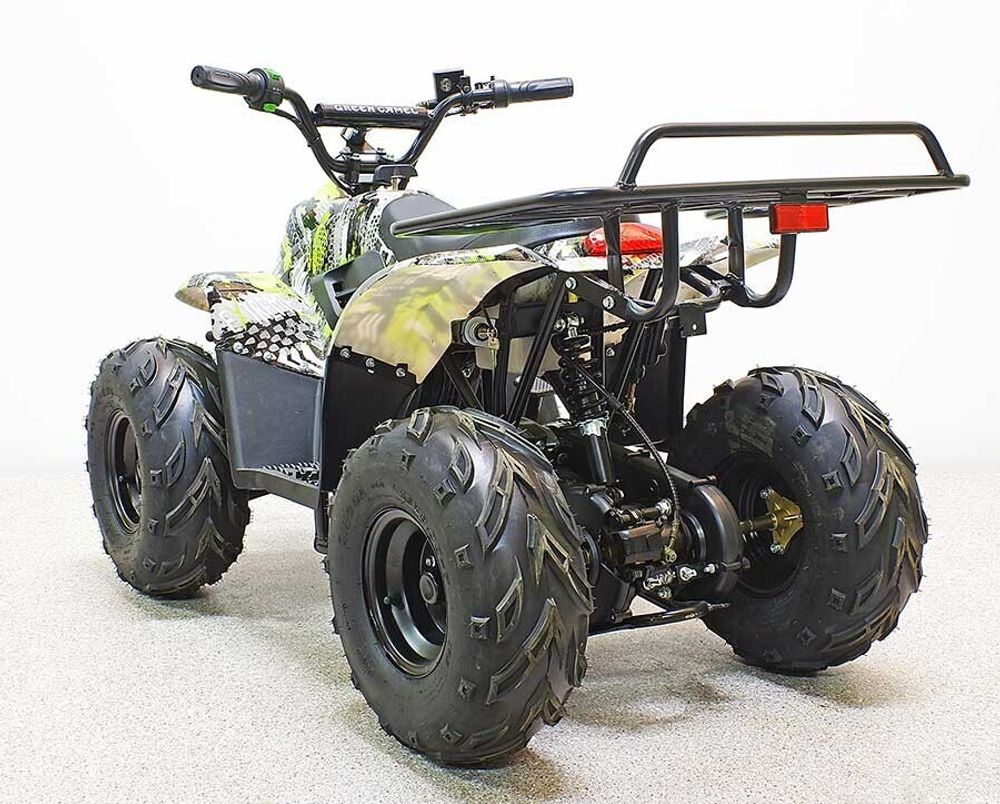 Квадроцикл детский GreenCamel Гоби K51 (36V 800W R7 Цепь) быстросъем, ножной тормоз электр.