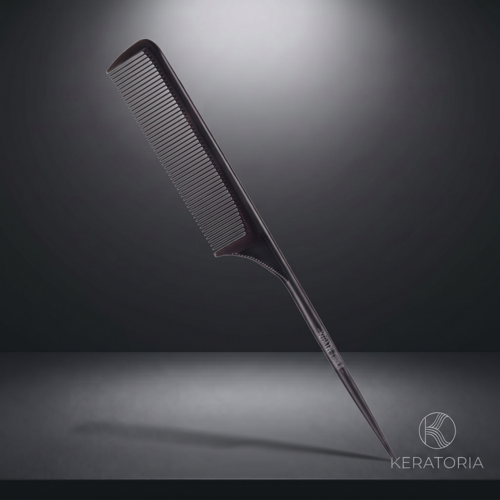 Расчёска карбоновая с хвостиком Keratin Tools