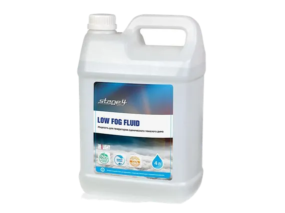 STAGE4 LOW FOG FLUID, 4L