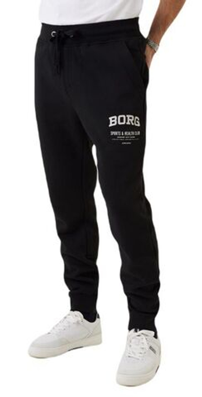Мужские теннисные штаны Björn Borg Sthlm Tapered Pants - black beauty