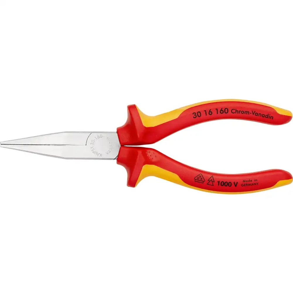 Длинногубцы хромированные 160 мм Knipex 30 16 160