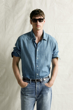 ДЖИНСОВАЯ РУБАШКА REGULAR FIT — ZARA · 4470/325