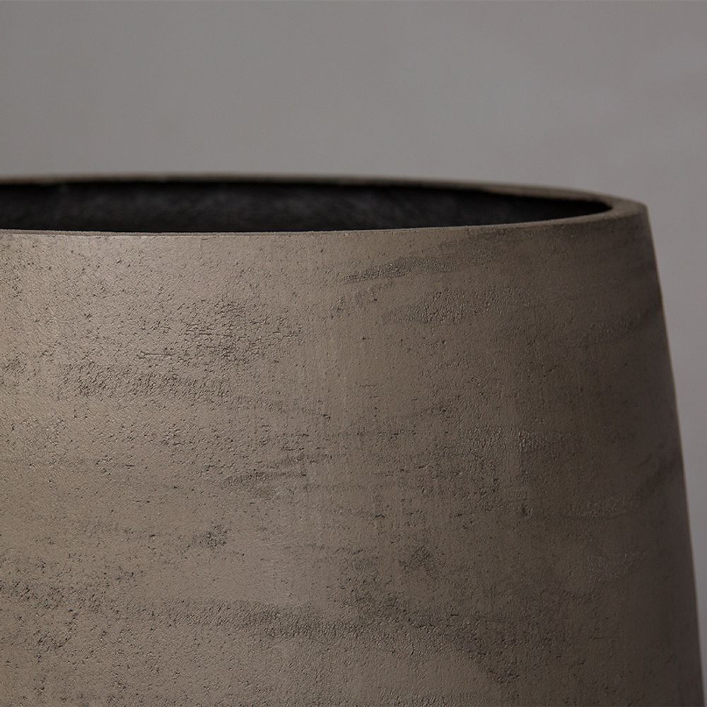 Кашпо VASE3 SMOKEY GREY D90 H95