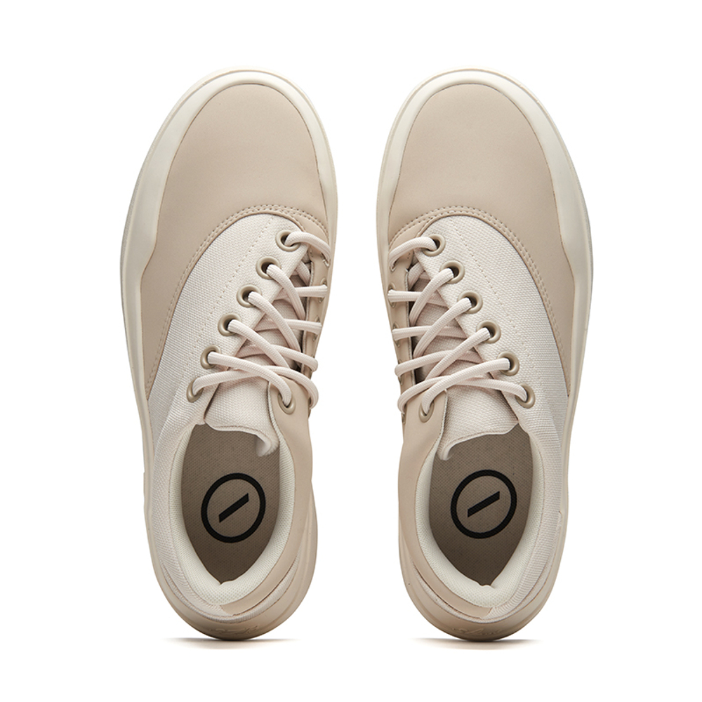 Senzubean Slant Era Stylish Skateboarding Shoes Unisex Gray White