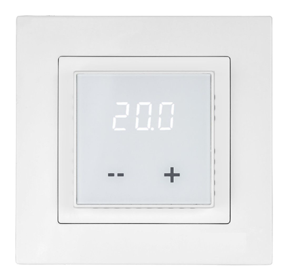 Терморегулятор/термостат программируемый ThermoLife X4.44, белый в рамки Schneider Electric Atlas Design
