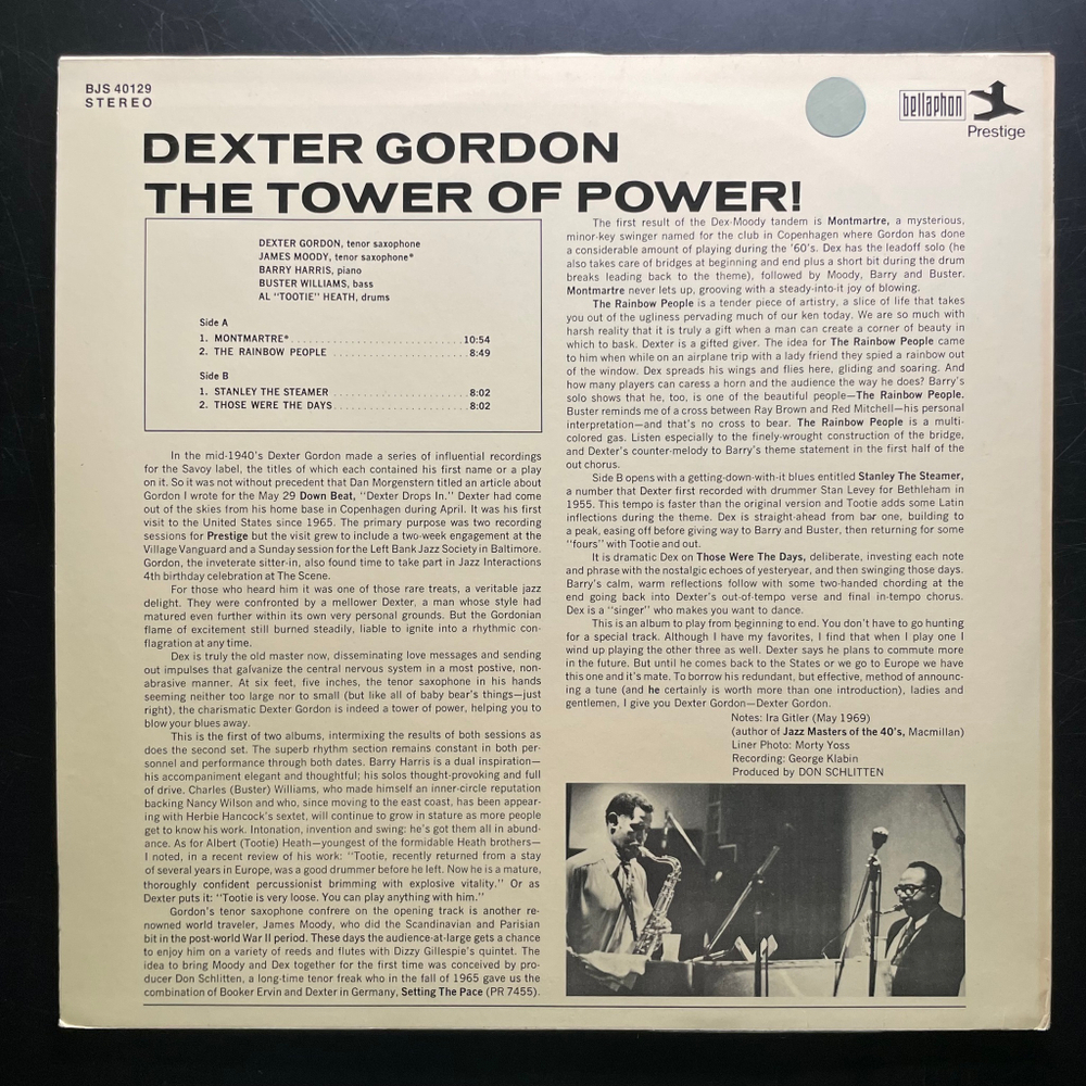 Dexter Gordon ‎– The Tower Of Power! (Германия)