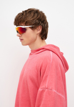 Спортивные очки 720armour RiderB7 / Matte White / Smoke Full Red Ti Lens