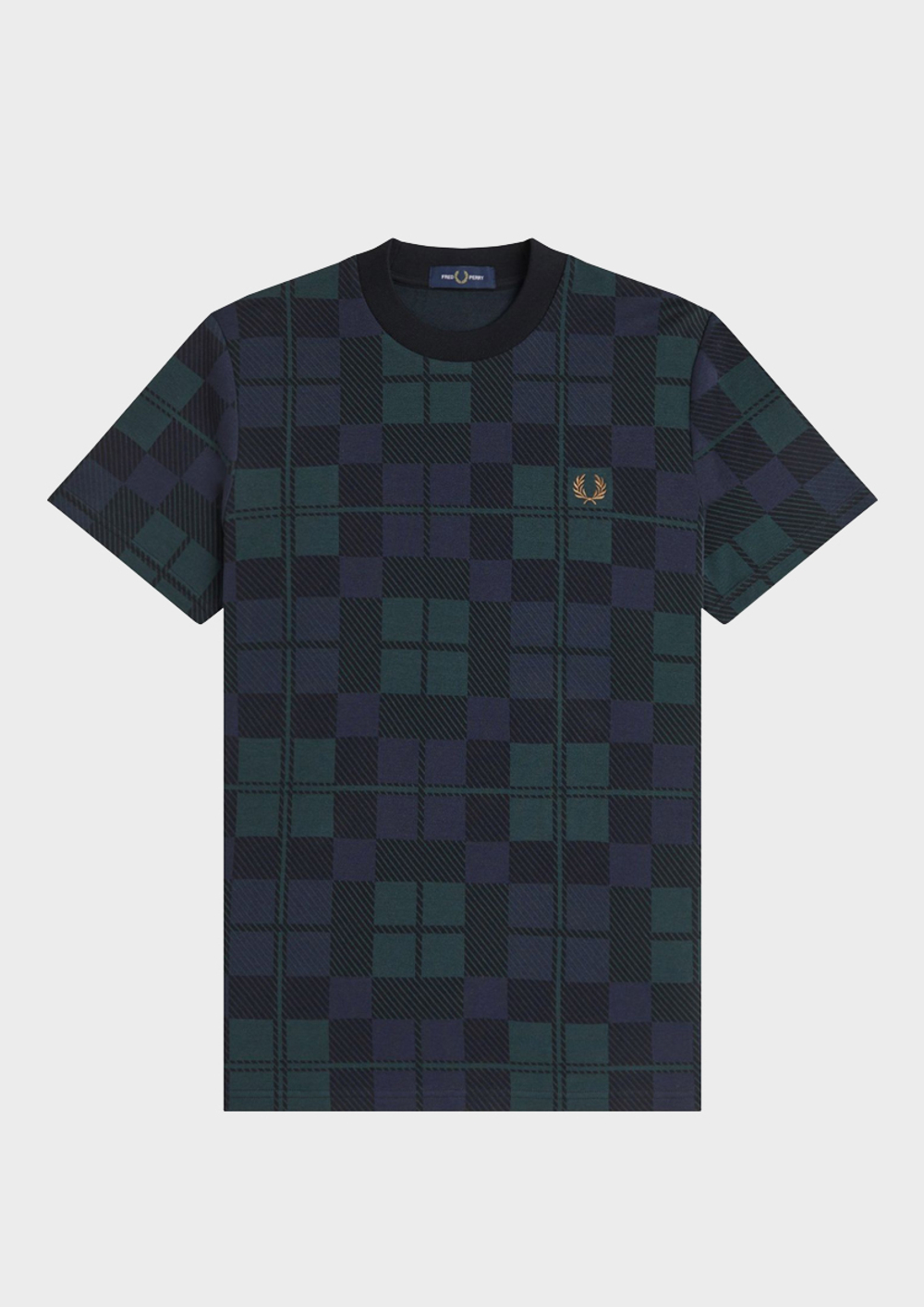 Футболка FRED PERRY Black Watch Tartan Jac T-Shirt