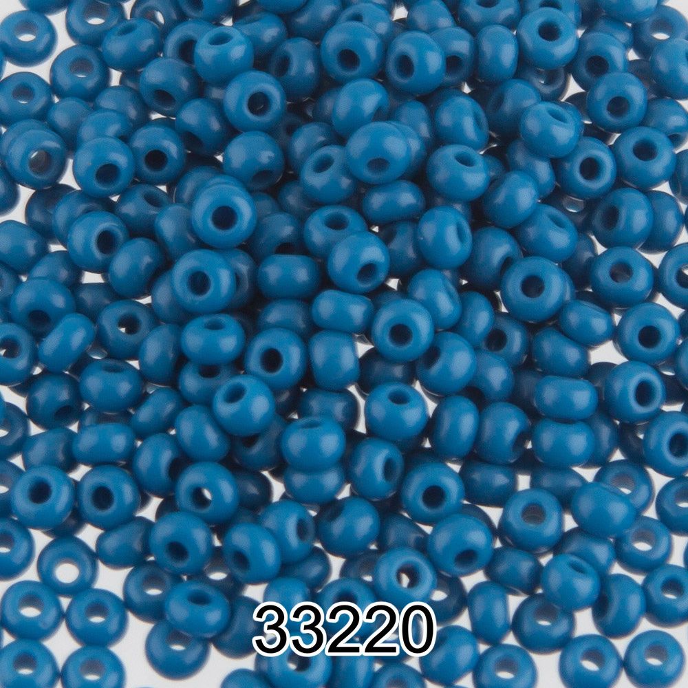 Бисер Preciosa 10/0 (2.3 мм), 500 г, 33220 (Ф106) т.голубой Бисер Preciosa 10/0 (2.3 мм), 500 г, 33220 (Ф106) т.голубой