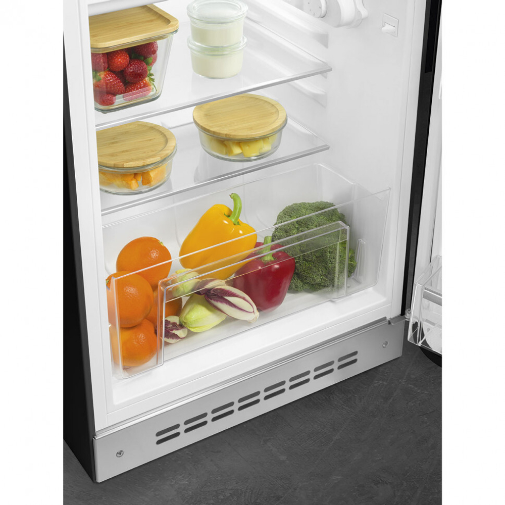 Отдельностоящий однодверный холодильник Smeg FAB10RBL6