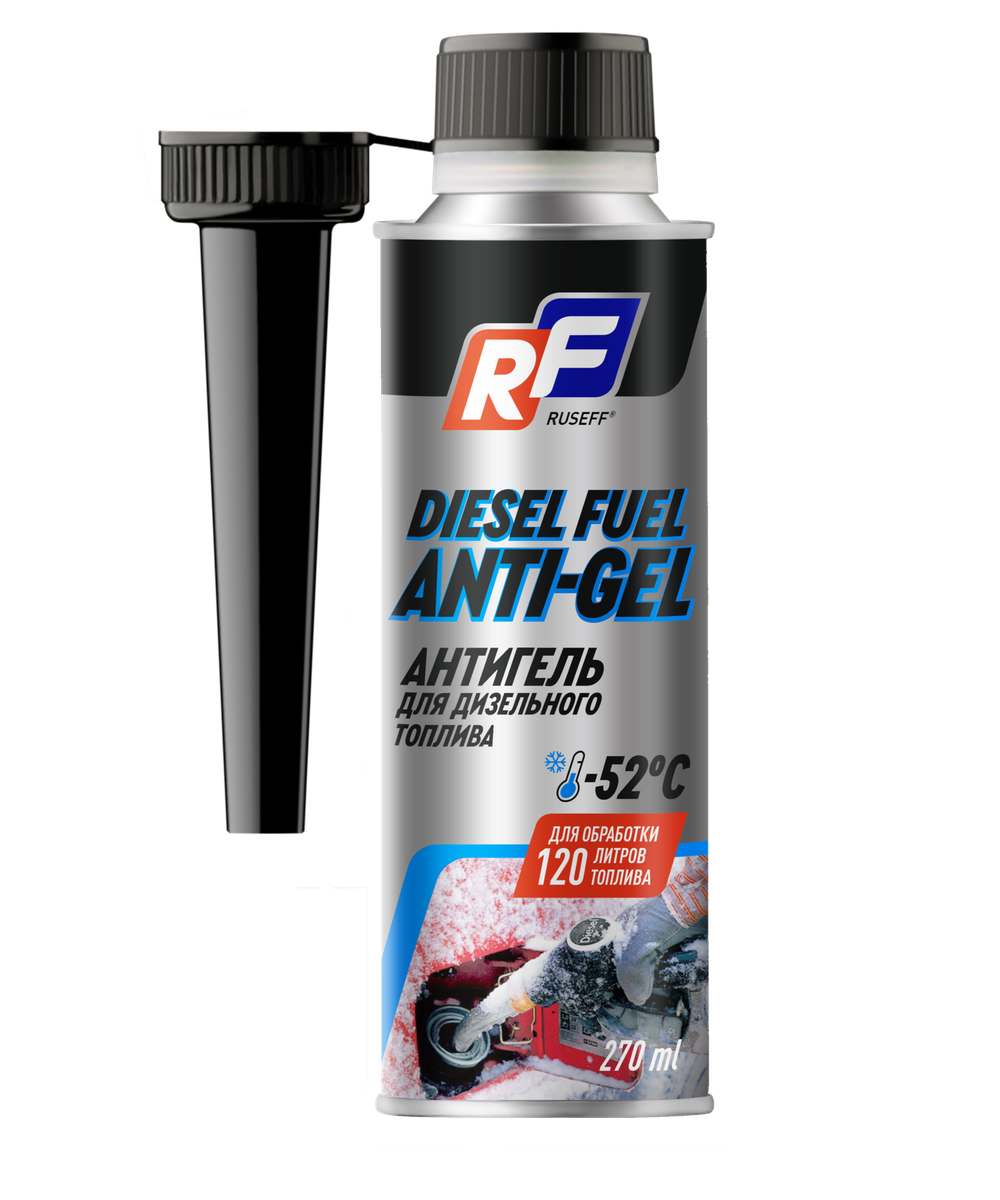 Антигель диз. топлива Ruseff 270мл на 120л