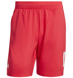 Мужские теннисные шорты Adidas Club 3-Stripes 9" — pure rubin