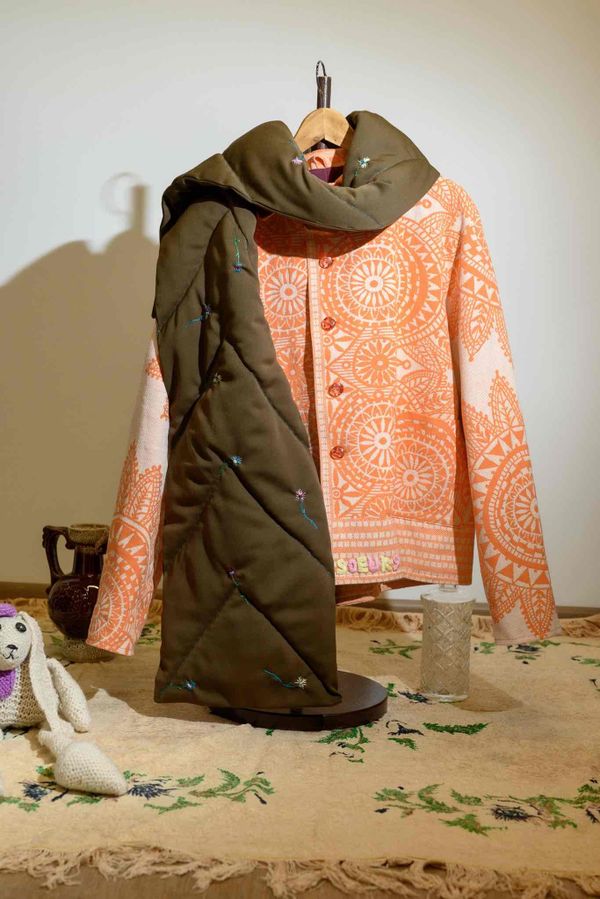 Шарф Deep Green Scarf хаки - фото 5