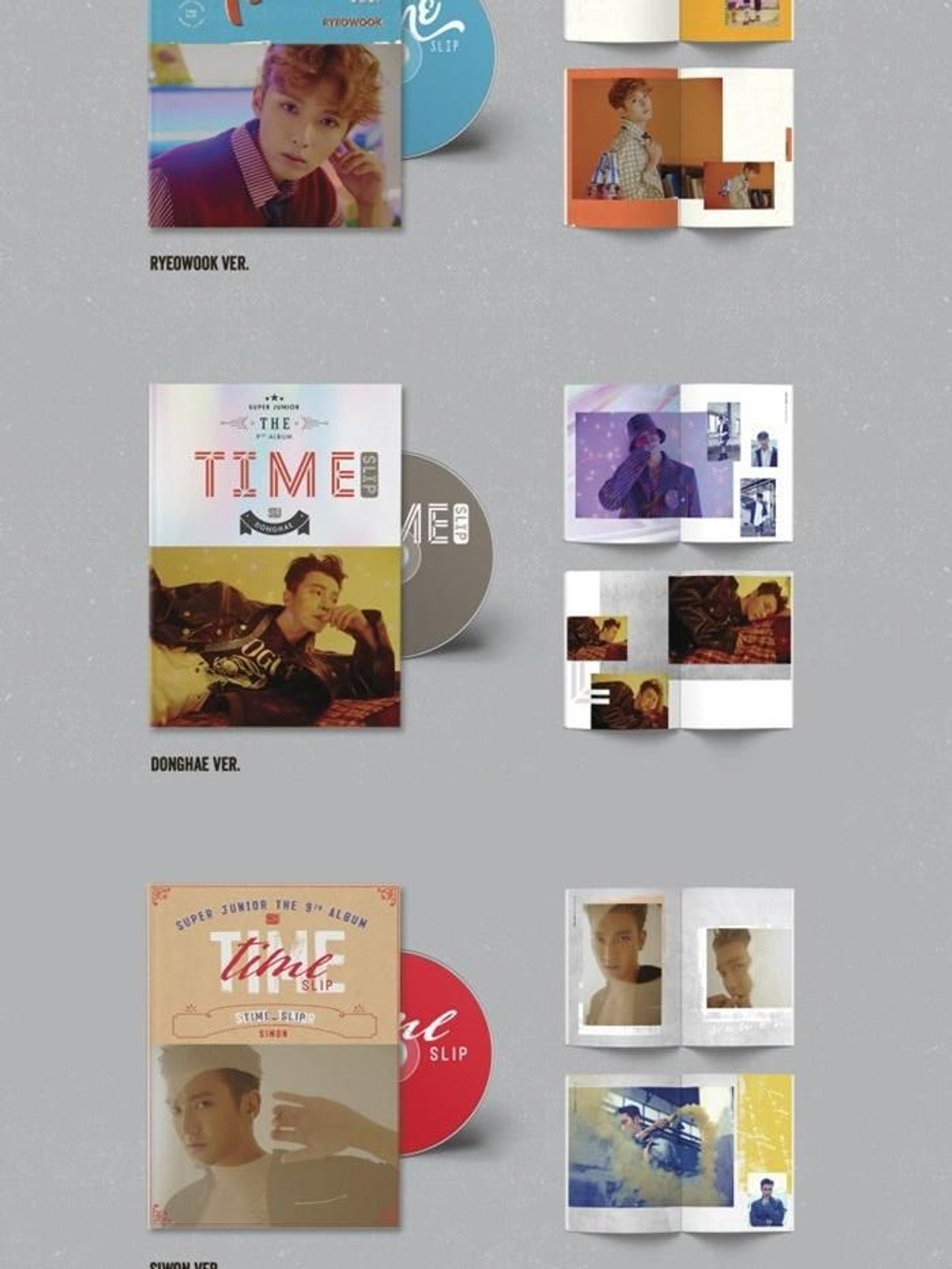 Альбом Super Junior - Time Slip 9th Album RANDOM