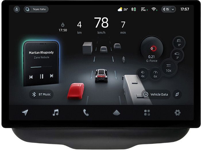 Магнитола для Jeep Renegade 2014-2021 - Teyes CC4-PRO монитор 13" 2K QLED на Android 13, Быстрейшая, Snapdragon 778G, ИИ, CarPlay, DSP, 4G SIM-слот