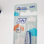 TePe Детская зубная щетка Kids Soft от 3 лет, 1 шт., синяя (Швеция)
