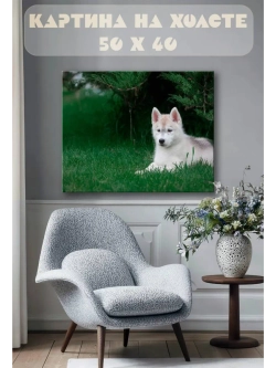 Картина на стену 40 X 50 Щенок