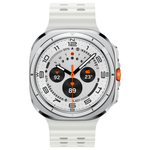 Умные часы Samsung Galaxy Watch Ultra (2025) 47mm LTE, ремешок Marine, Titanium White (Белый титан) SM-L705