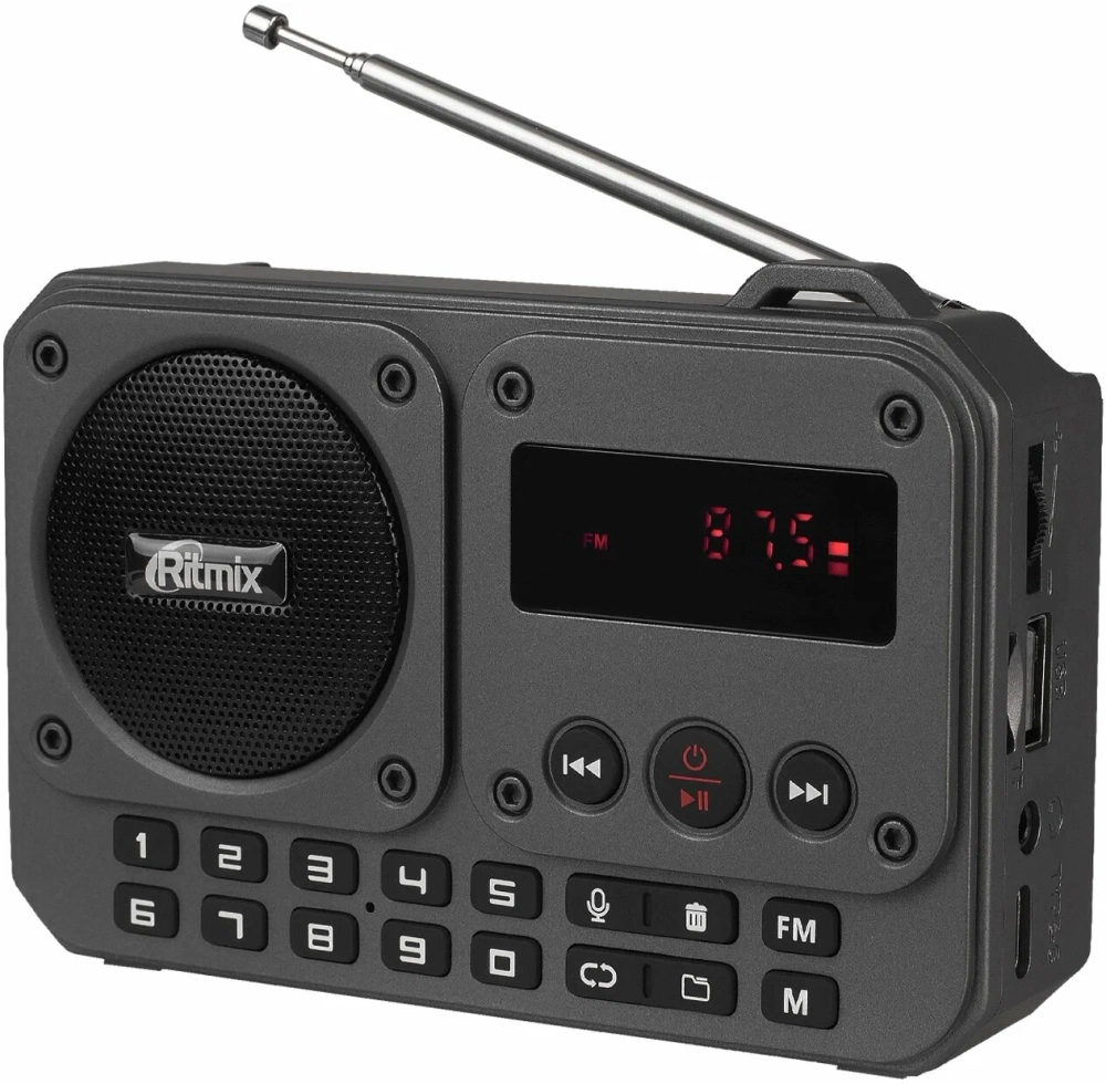 Радиоприемник аккумуляторный RITMIX RPR-010 Bluetooth USB MP3