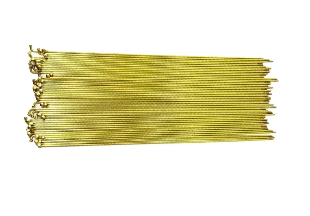 Спица 288 мм x 14G , с ниппелем, стальная, серебристая